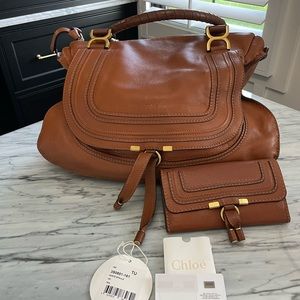 Chloe Marcie Large satchel with wallet